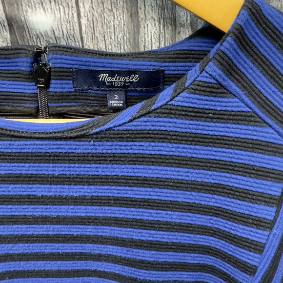 Madewell Striped Mini Dress Size 2 - Picture 3 of 3